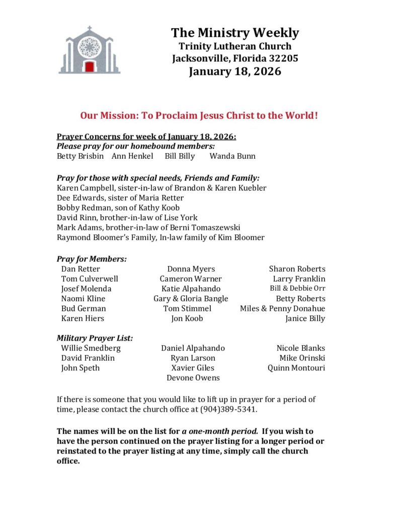 thumbnail of Ministry Weekly 01-18-2026