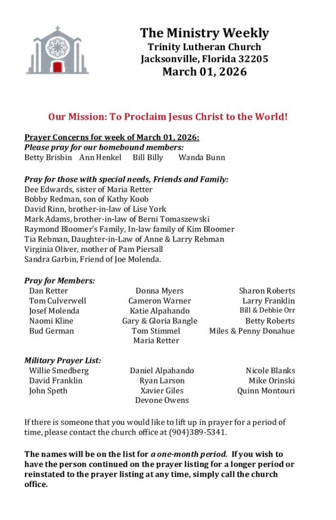 thumbnail of Ministry Weekly 03-01-26