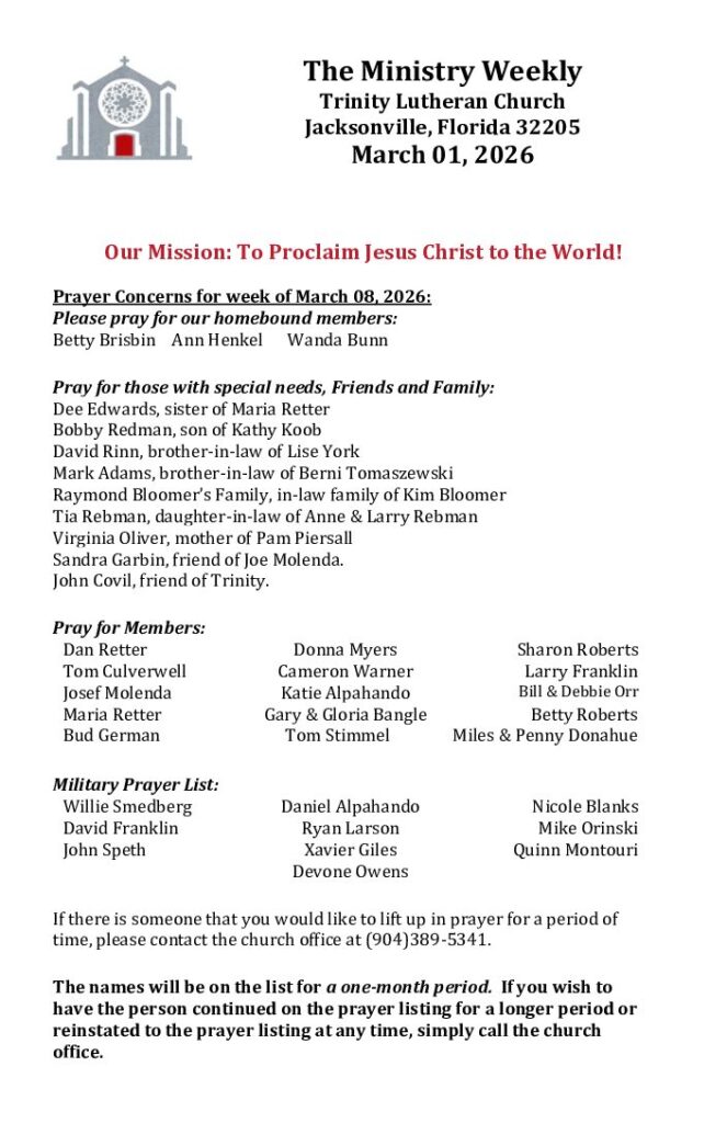 thumbnail of Ministry Weekly 03-08-26