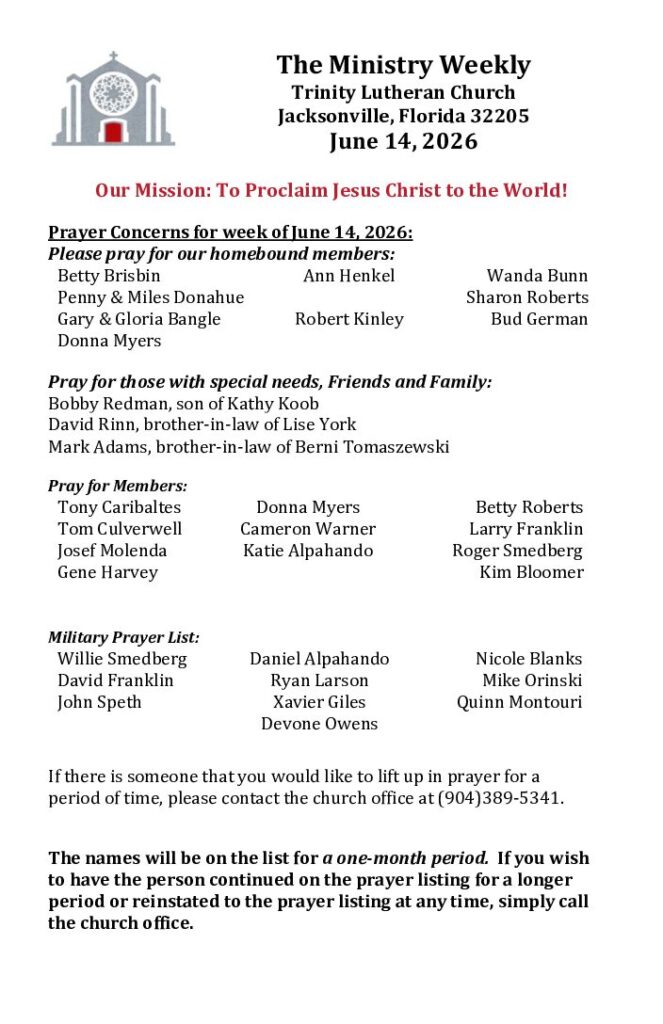thumbnail of Ministry Weekly 06-14-26